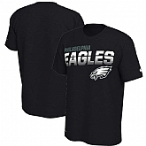 Philadelphia Eagles Nike Sideline Line of Scrimmage Legend Performance T-Shirt Black,baseball caps,new era cap wholesale,wholesale hats